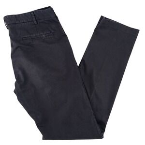Spoke Men's 36x34 Sharps Build B Trousers‎ Black Cotton Twill Regular Fit Chino